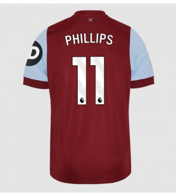 West Ham United Kalvin Phillips #11 Primera Equipación 2023-24 Manga Corta